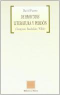 De profundis. literatura y perdon