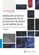 Aplicaci�n pr�ctica  y adaptaci�n de la protecci�n  de datos en el �mbito local