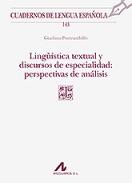 Ling��stica textual y discursos de especialidad