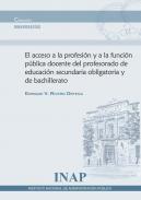 Acceso a la profesi�n y a la funci�n p�blica docente del profesorado de Educaci�n Secundaria Obligatoria y de Bachillerato