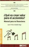 �Qu� es crear valor para el accionista?