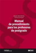 Manual de procedimiento para los profesores de postgrado