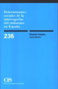 Determinantes sociales de la interrupci�n del embarazo en Espa�a