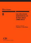 Las elecciones auton�micas en el Pa�s Vasco, 1980-2012