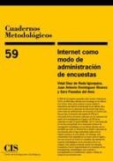 Internet como modo de administraci�n de encuestas