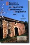 II seminari de metodologia en topon�mia i normalitzaci� ling��stica