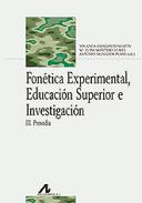 Fon�tica experimental, educaci�n superior e investigaci�n