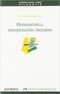 Hermen�utica, interpretaci�n, literatura