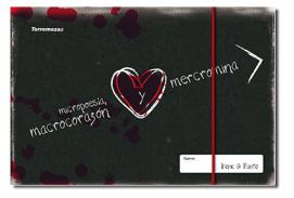 Micropoesia, macrocoraz�n y mercromina