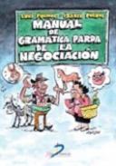 Manual de gram�tica parda de la negociaci�n 