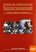 Canon de presentaci�n de trabajos universitarios