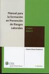 Manual para la formaci�n en prevenci�n de riesgos laborales