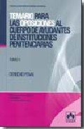 Temario para las oposiciones al cuerpo de ayudantes de instituciones penitenciarias, 2