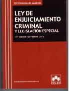 Ley de Enjuiciamiento Criminal y legislaci�n especial