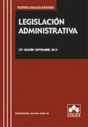 Legislaci�n administrativa