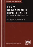 Ley y reglamento hipotecario