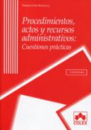 Procedimientos, actos y recursos administrativos