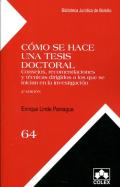 C�mo se hace una tesis doctoral