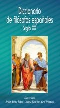 Diccionario de fil�sofos espa�oles