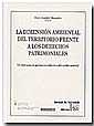 La Dimensi�n ambiental del territorio frente a los derechos patrimoniales