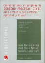 Constestaciones al programa de derecho procesal civil para acceso a las carreras : judicial y fiscal, 1