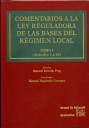Comentarios a la Ley Reguladora de las Bases del R�gimen Local