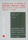 Contestaciones al programa de derecho procesal penal para acceso a las carreras judicial y fiscal