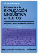 Introducci�n a la explicaci�n ling��stica de textos
