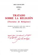 Tratado sobre la religi�n = Tractatus de religione 