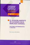El desdoblamiento de acciones en el mercado espa�ol