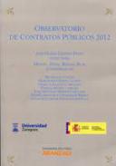 Observatorio de los contratos p�blicos 2012