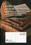 La doctrina de los actos propios