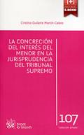 La concreci�n del inter�s del menor en la jurisprudencia del Tribunal Supremo