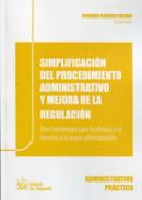 Simplificaci�n del procedimiento administrativo y mejora de la regulaci�n