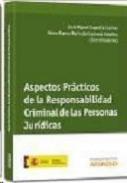Aspectos pr�cticos de la responsabilidad criminal de las personas jur�dicas