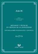 M�todos y t�cnicas en ciencias de la Antig�edad