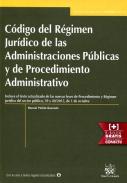 C�digo del R�gimen Jur�dico de las Administraciones P�blicas y de Procedimiento Administrativo