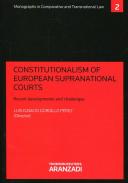 Constitutionalism of European supranational courts