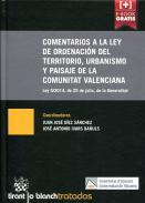 Comentarios a la Ley de ordenaci�n del territorio, urbanismo y paisaje de la Comunitat Valenciana