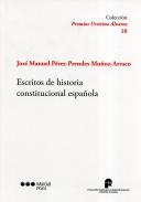 Escritos de historia constitucional espa�ola