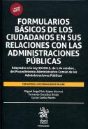 Formularios b�sicos de los ciudadanos en sus relaciones con las Administraciones P�blicas