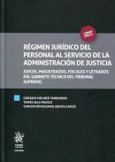 R�gimen jur�dico del personal al servicio de la Administraci�n de Justicia