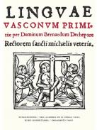 Linguae vasconum primitiae