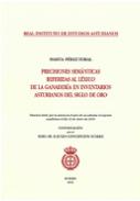 Precisiones sem�nticas referidas al l�xico de la ganader�a en inventarios asturianos del Siglo de Oro