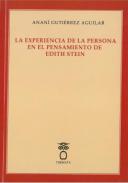La experiencia de la persona en el pensamiento de Edith Stein