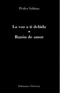 La voz a ti debida ; Raz�n de amor