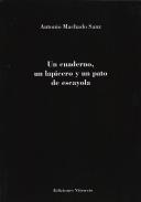 Un cuaderno, un lapicero y un pato de escayola