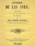 Cat�logo de las aves observadas en algunas provincias de Andaluc�a