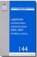 Legislaci�n contencioso-administrativa 2005-2007