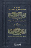 Arte de visitar enfermos / M�todo sencillo, general y seguro de trazar historias particulares de enfermedades